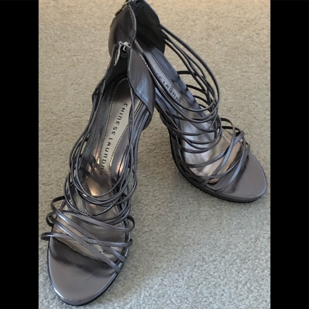 Y2K Strappy Heels by Chinese Laundry 8 1/2